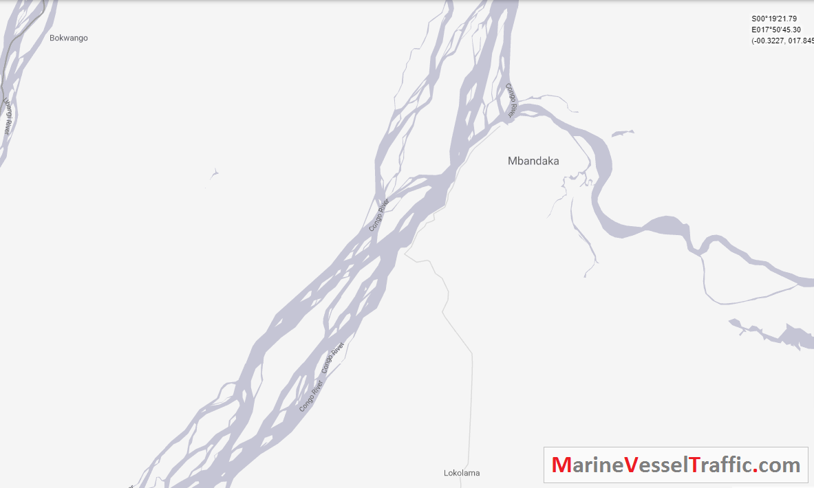 Live Marine Traffic, Density Map and Current Position of ships in CONGO RIVER